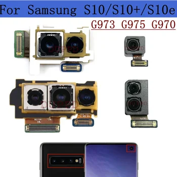 Original Spate / Fata Camerei Pentru Samsung Galaxy S10+Plus S10E G970F G973F G975F Spate Camera Principala de Cablu Flex