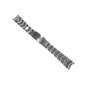 Otel Inoxidabil 316L 20mm Argint Oystrer Trupa Ceas Curea Capăt Curbat pentru a se Potrivi ROX Ceas