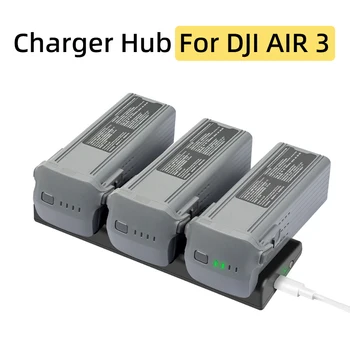 Pentru DJI AER 3 Drone Zbor Baterie 3-way Încărcător de Încărcare Hub Manager de Stocare Descărcători Ca Mobile Power Bank Accesorii