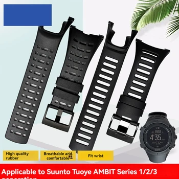 Pentru SUUNTO Sfera 1 2 2R 2 Run/3 de VÂRF Serie de Cauciuc Watchband pentru Bărbați Accesorii ceas+Șurubelniță în aer liber, sport, curea silicon