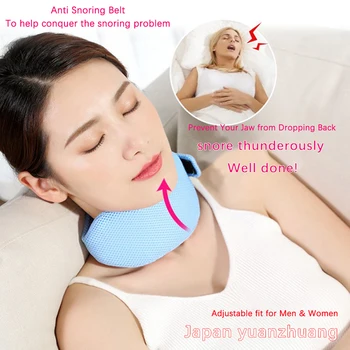 Reglabil Anti Sforait Centura Opri Sforăit Cureaua Anti-Apnee Maxilarului Soluție de Somn Suport de Dormit Instrumente de Îngrijire pentru Bărbați Femei