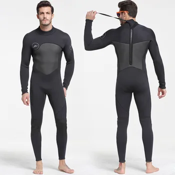 SBART Noi bărbați adulți 5MM una bucata costum de scufundări transfrontaliere rece și caldă costum de scufundări surfing costume de baie
