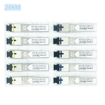SC SFP fibra optica module 1.25 G SC 20KM 1310/1550nm Singure Fibre Optice SFP Transceiver Module PENTRU ONU OLT5 perechi de compatibilitate