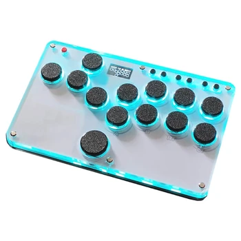 Slim Degetul Joystick Complet Butonul Arcade Lupta Controller Așa Cum Se Arată Acrilic Cu Funcție De Lumină Pentru Favorit Joc Arcade