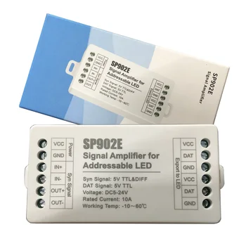 SP902E SPI Amplificator de Semnal Repetor Pentru WS2812 WS2811 WS2813 RGB Adresabile IC LED Pixel Benzi Programabile Matrice Panoul de Lumina