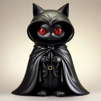 Spooky Pisica Neagra Rasina De Artizanat Figurine De Grădină Masă Acasă Decorare Birou