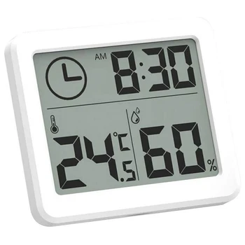 Termometru de camera, Metru Umiditate, Temperatură și Higrometru cu Ecran LCD Monitor de Temperatură și Umiditate