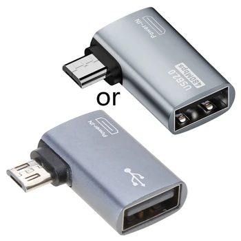 USB Micro USB de sex Masculin la Feminin Adaptor OTG USB Adaptoare Compatibile pentru Telefoane sau Tablete Care Suporta Functia Otg J60A