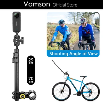 Vamson pentru Insta360 X3 Accesorii Biciclete Biciclete Selfie Stick-ul aparat de Fotografiat Suport Bicicleta Ghidon Suport pentru Gopro 11 10 Dji Acțiunea 4