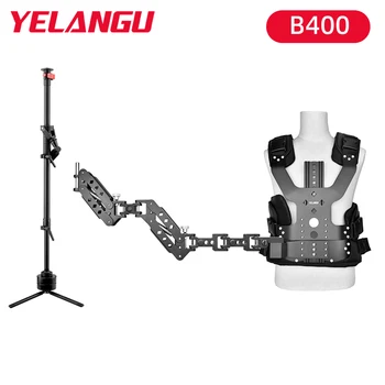 YELANGU B400 Confort Stabilizarea Arm & Vest pentru DSLR camere Video Portabile Camera Video Corp-Montare sistem steadycam Stabilizator de până la 10kg